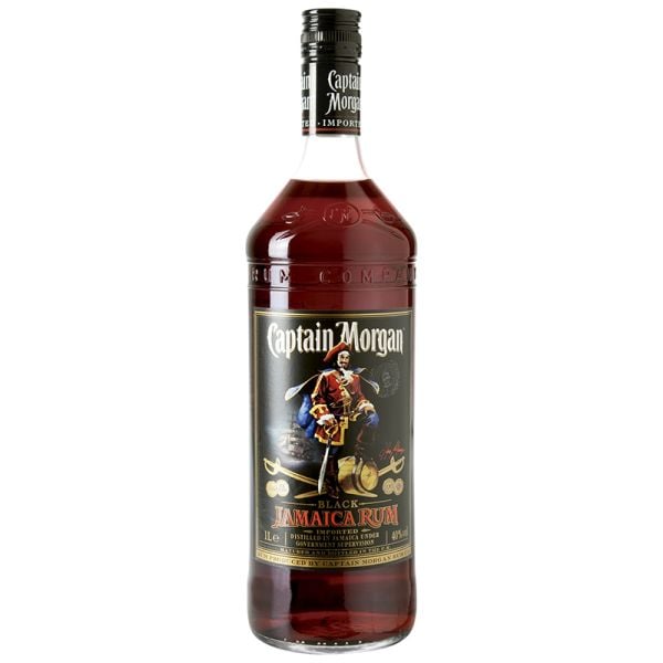 Captain Morgan Black Label rum 1 litre