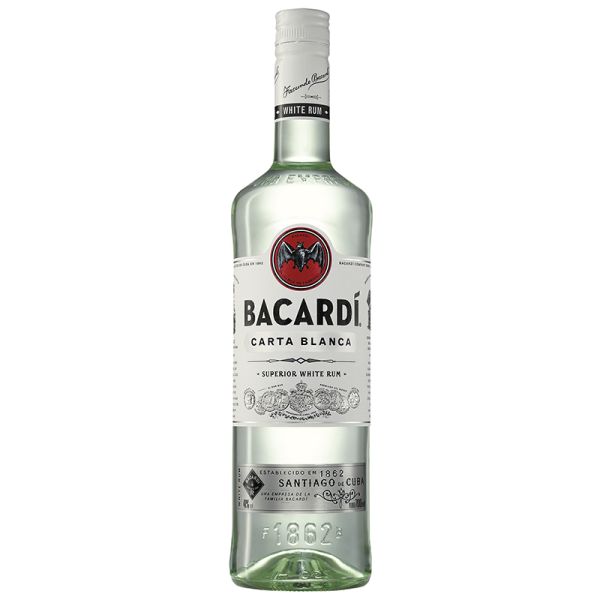 Bacardi Carta Blanca rum 1 litre