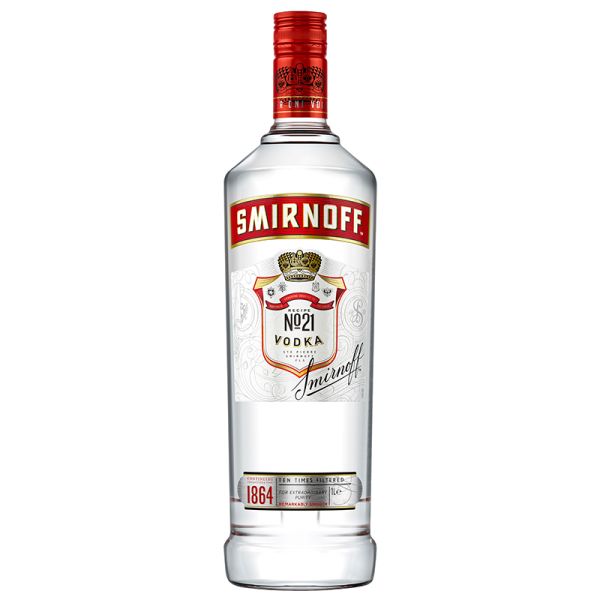 Smirnoff Red vodka 1 litre
