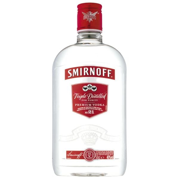 Smirnoff Red vodka 50 cl