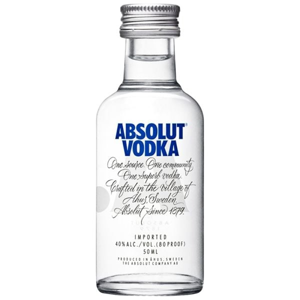 Absolut Blue vodka miniature 5 cl