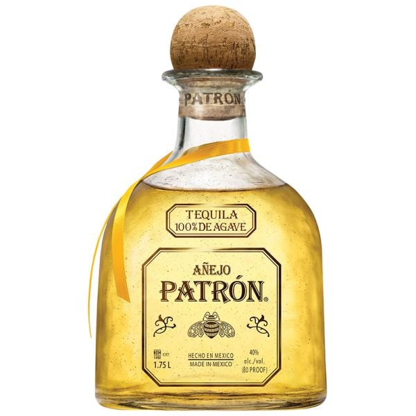 Patron Añejo 100% agave tequila 1 litre