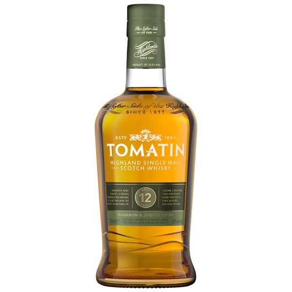 Tomatin 12 Years whisky 1 litre