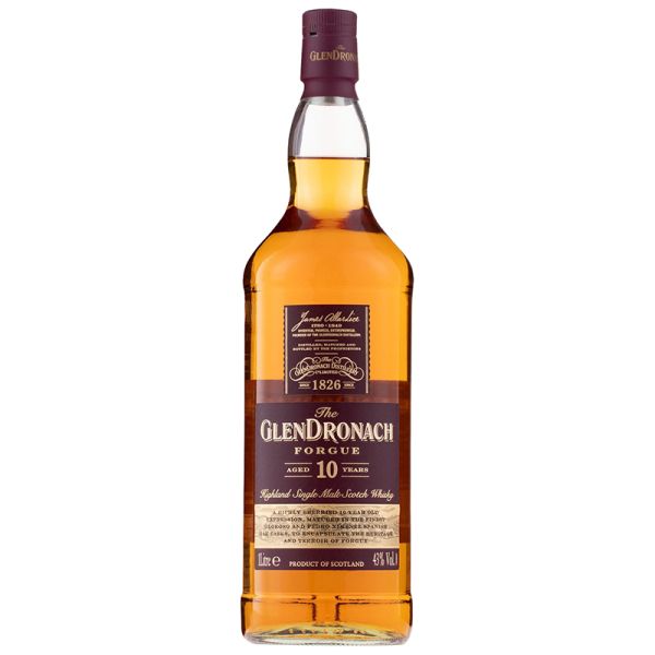 GlenDronach 10 Years Old whisky 1 litre