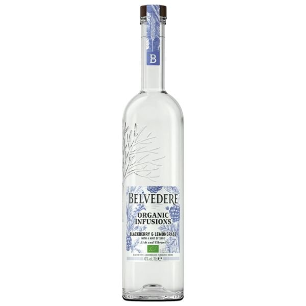 Belvedere Organic Infusion - Blackberry & Lemongrass vodka 1 litre