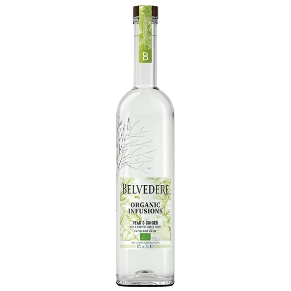 Belvedere Organic Infusion - Pear & Ginger vodka 1 litre