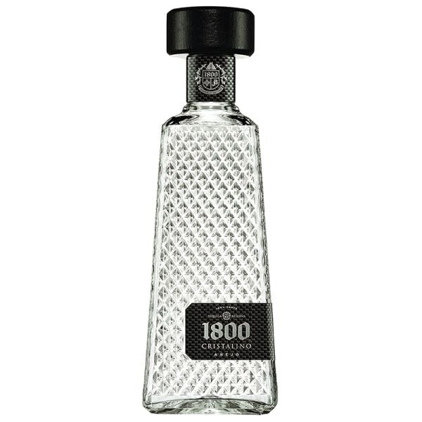 1800 Cristalino Giftbox 100% agave tequila 70 cl