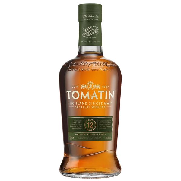 Tomatin 12 Years Old gift box whisky 1 litre