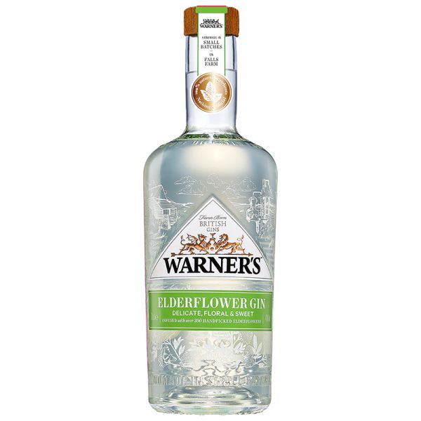 Warner's Elderflower gin 70 cl