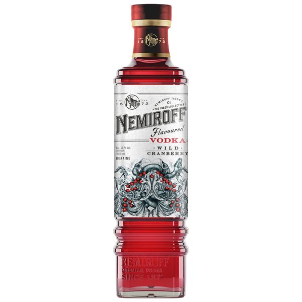 Nemiroff de Luxe Wild Cranberry vodka 1 litre