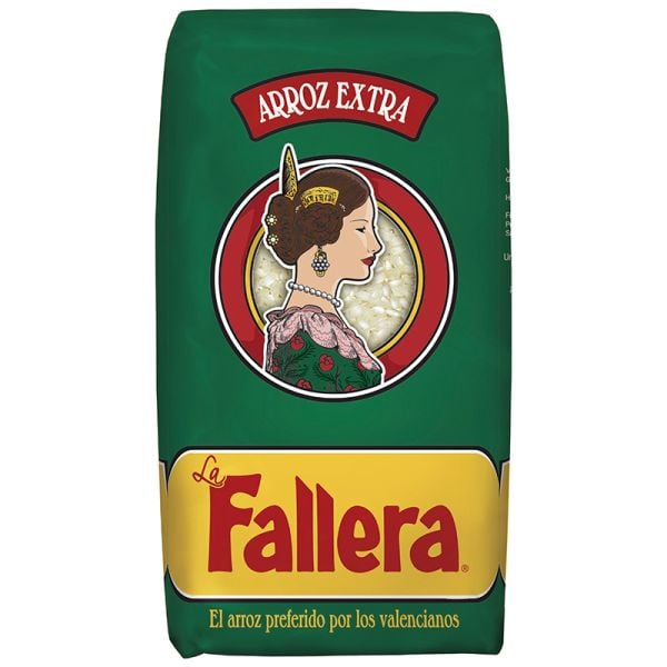 Round rice La Fallera extra 1 kg package