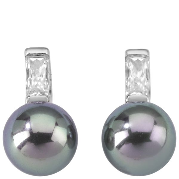 Majorica 12264.03.2.000.010.1 8mm short silver earrings