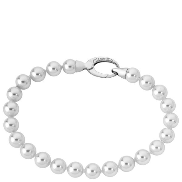 Majorica 09857.01.2.021.010.1 7mm 19mm silver bracelet