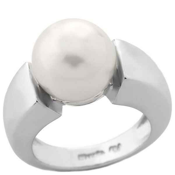 Majorica 09499.01.2.915.700.1 12mm silver closed ring