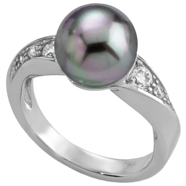 Majorica 12577.03.2.919.010.1 12mm silver closed ring