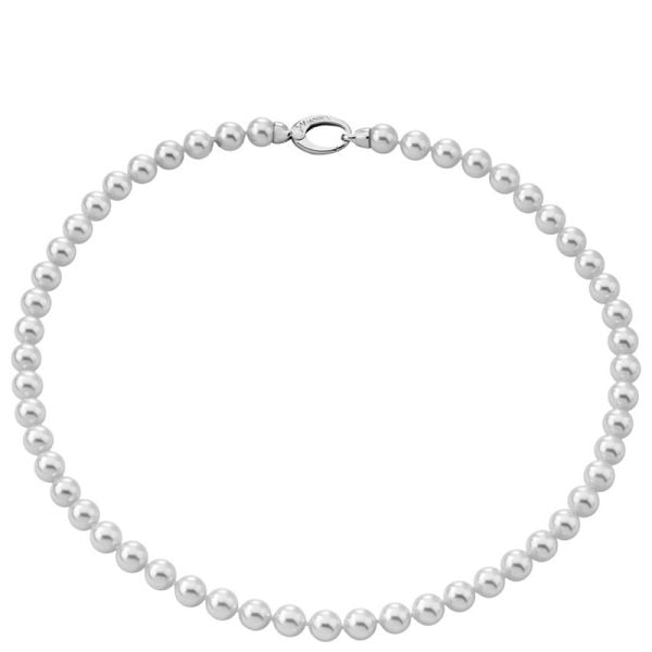 Majorica 09866.01.2.021.010.1 silver short necklace 8mm 45cm
