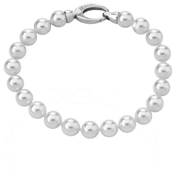 Majorica 09864.01.2.021.010.1 silver bracelet 8mm 19cm