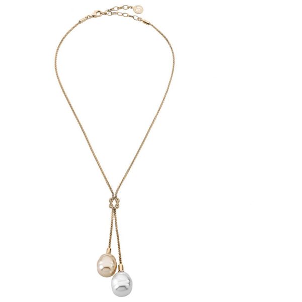 Majorica 12234.56.1.000.010.1 silver short necklace 14mm 48cm