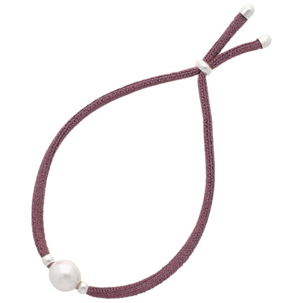 Majorica Sifnos 16596.01.2.000.010.1 bracelet with 8 mm white pearl magenta bracelet
