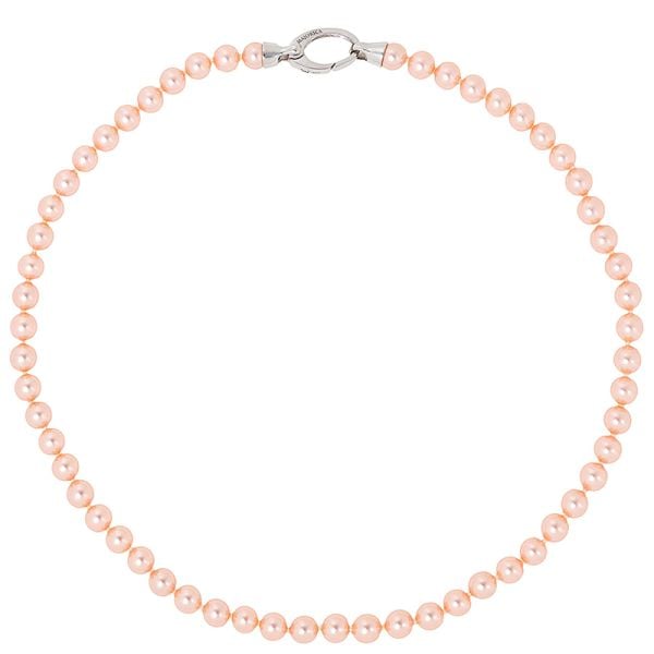 Majorica Lyra 6 mm pink pearls 40 cm necklace
