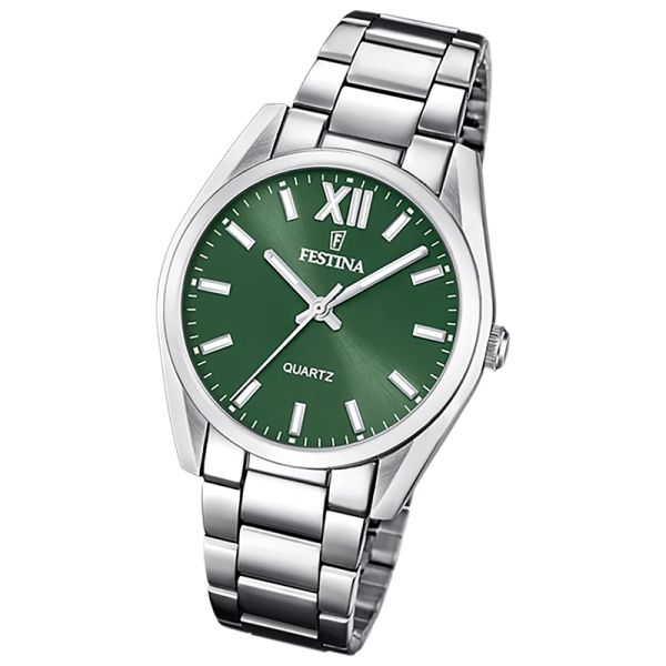 Festina Alegria Collection F20622/4 Green Steel Strap women's watch