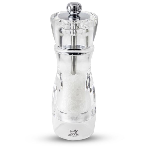 Peugeot Vittel manual salt mill 16 cm transparent