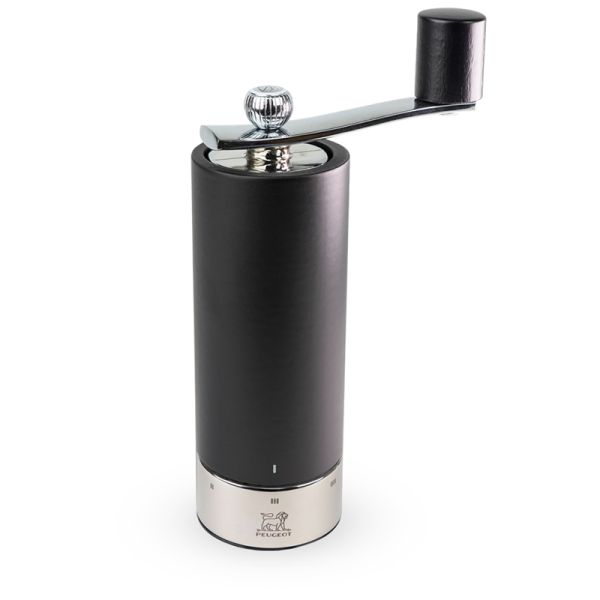 Peugeot Isen u'Select Salt Mill With Crank Handle 18 cm matte black wood
