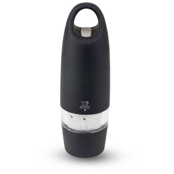 Peugeot Zest Electric salt mill 18 cm black ABS soft touch