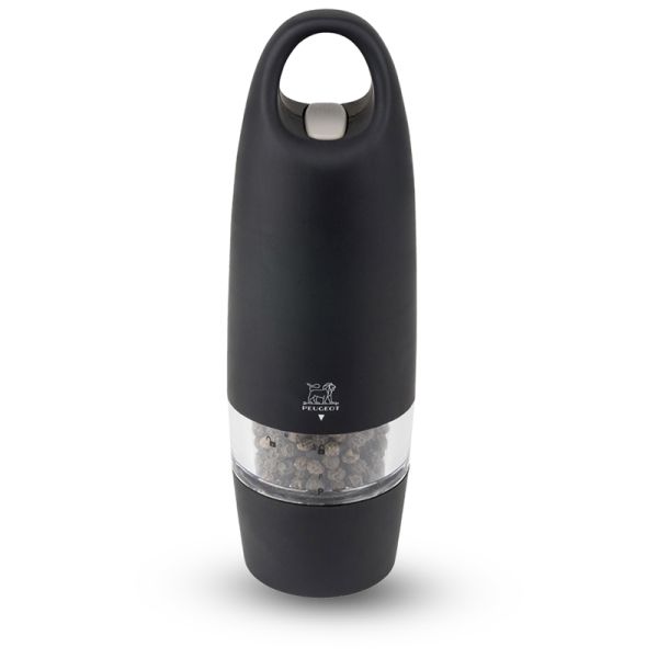 Peugeot Zest Electric pepper mill 18 cm black ABS soft touch