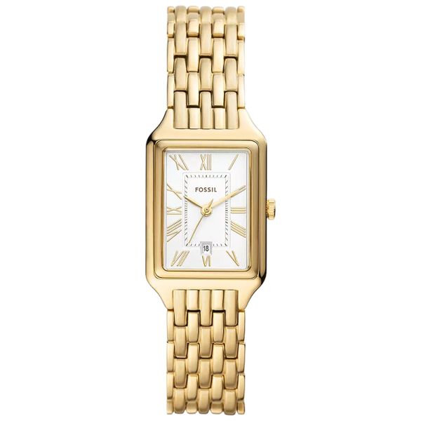 Fossil Raquel ES5220 Three-Hand Date Gold-Tone Stainless Steel women's watch