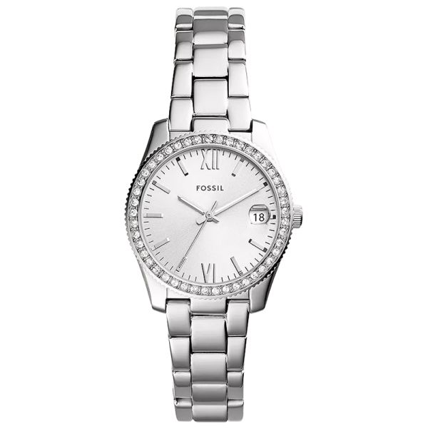 Fossil Scarlette ES4317 Three-Hand Date Stainless Steel women's watch