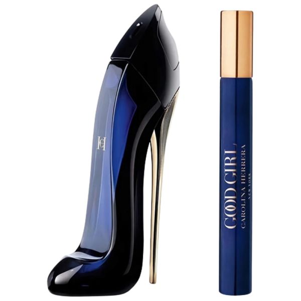 Carolina Herrera Good Girl set: Eau de Parfum spray 80 ml + Travel spray 10 ml