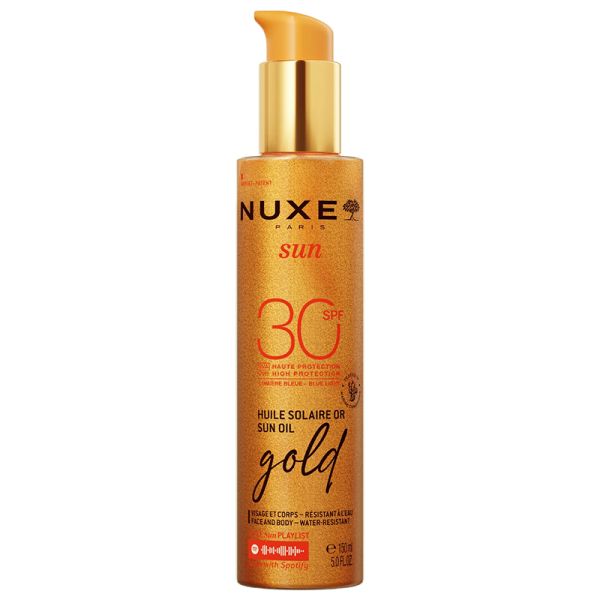 Nuxe Sun Gold Oil Spf 30 Face And Body Oil 150 ml
