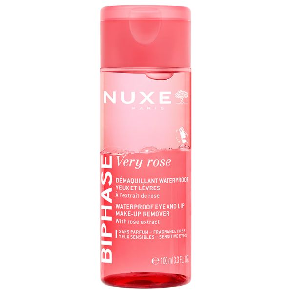 Nuxe Very Rose waterproof makeup remover 100 ml