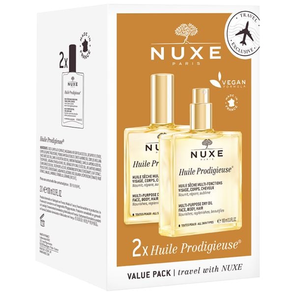 Nuxe Travel With Nuxe Huile Prodigieuse® duo 100 + 100 ml