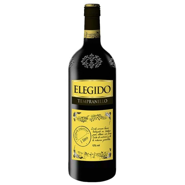 Red wine Tempranillo Elegido bottle 1 l