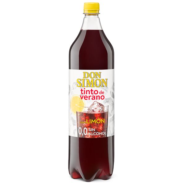 Summer red wine without alcohol with lemon Don Simón pet 1,5 l