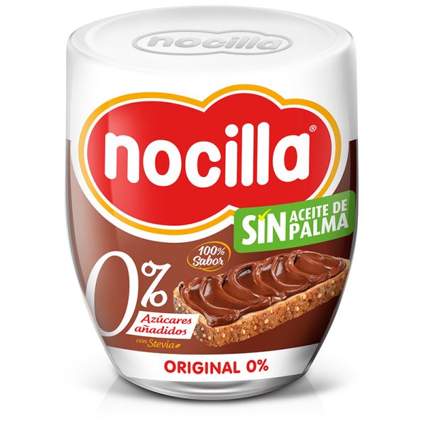 Nocilla cocoa cream with no added sugar 180 g glass