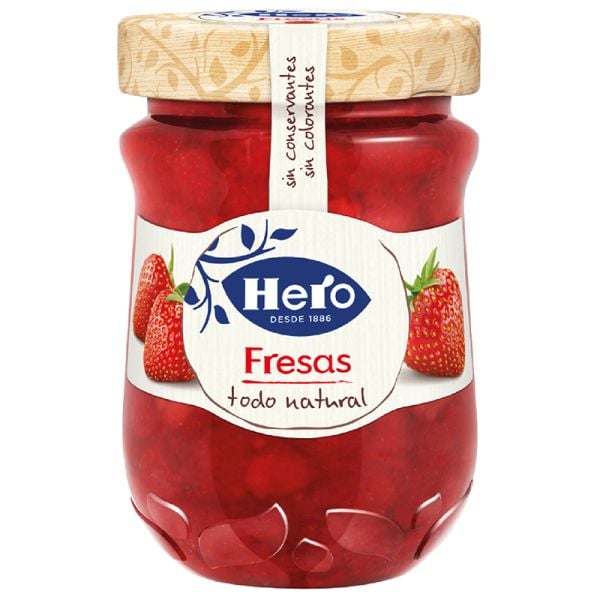Strawberry jam Hero bottle 330 g