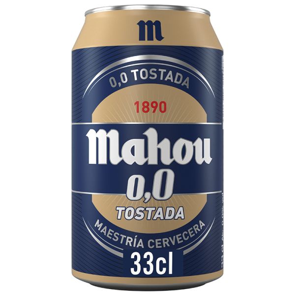 Alcohol-free beer Mahou Maestra 0,0 33 cl can