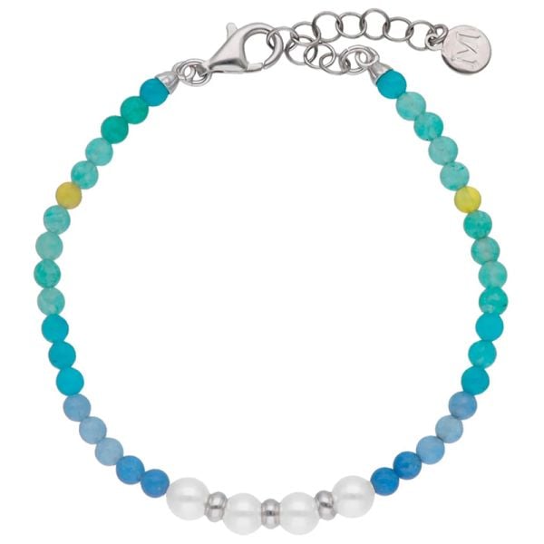 Majorica Blue Color Pop anklet / bracelet