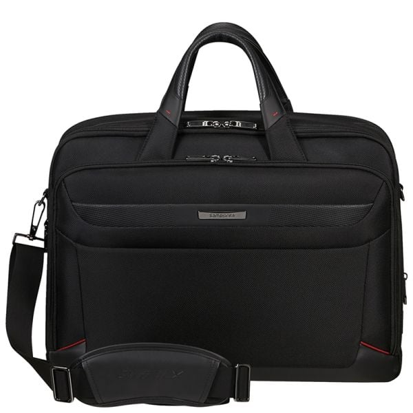 Samsonite Pro-dlx 6 bailhandle 17.3" black Expandable