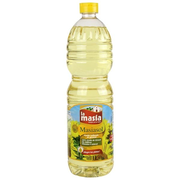 Sunflower oil La Masía Masiasol 1 l pet