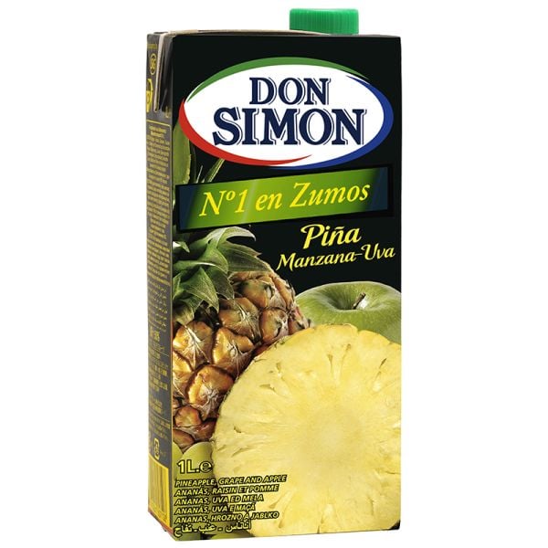 Pineapple, apple and grape juice Don Simón 1 l carton