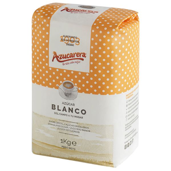 White sugar Azucarera 1kg