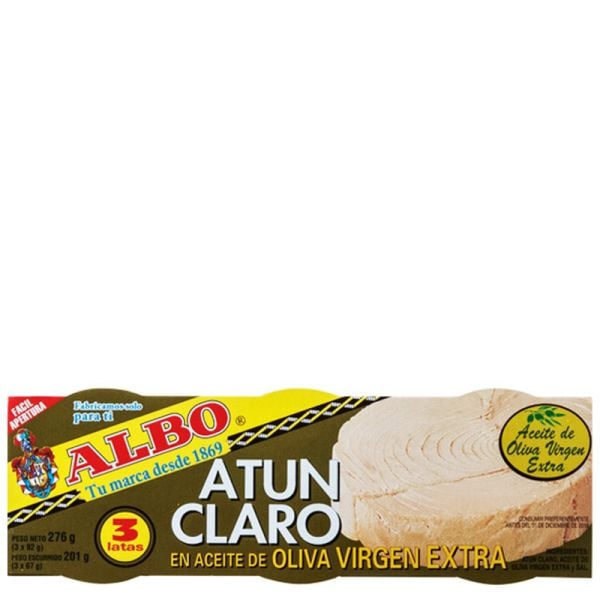 Yellowfin tuna in extra virgin olive oil Albo 3x92 g tin