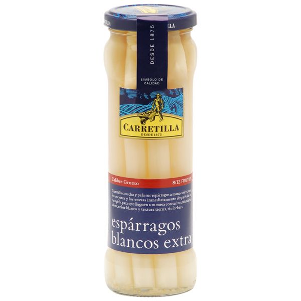 White asparagus Carretilla 8/12 pieces 205 g jar