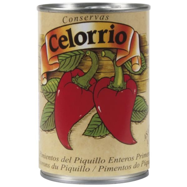Whole piquillo peppers Celorrio extra 18/22 pieces 350 g tin