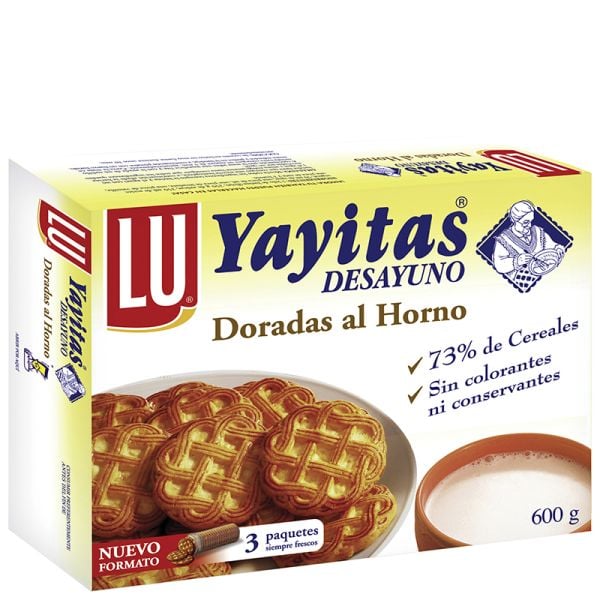 Oven baked cookies Yayitas 600g box