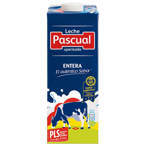 Whole milk Pascual 1 l carton